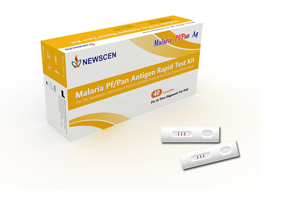 Malaria-schnelle Test-Ausrüstung Fingerspitzen-Durchbohren-Vollblut PF PV